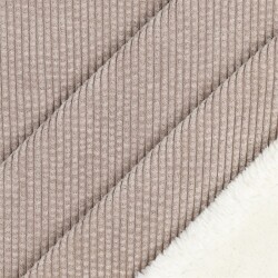 Cordstoff mit Fellabseite - FARBE