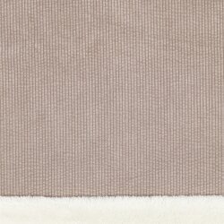 Cordstoff mit Fellabseite - sand
