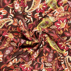 Viskose Nylon CREPE Paisley - FARBE