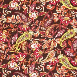 Viskose Nylon CREPE Paisley - FARBE