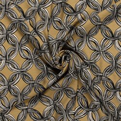 Viskose Nylon CREPE Abstract - FARBE