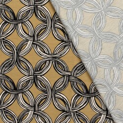 Viskose Nylon CREPE Abstract - FARBE