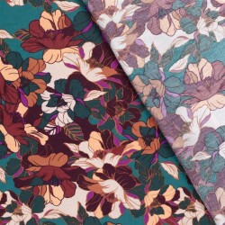 Viskose Nylon CREPE Blumen - FARBE