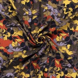 Viskose Nylon CREPE Blumen - FARBE