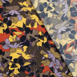 Viskose Nylon CREPE Blumen - FARBE