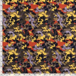 Viskose Nylon CREPE Blumen - FARBE