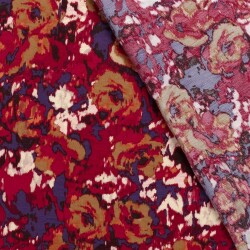 Viskose Nylon CREPE Abstract - FARBE