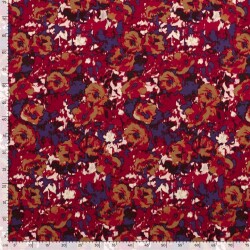Viskose Nylon CREPE Abstract - FARBE
