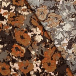 Viskose Nylon CREPE Abstract - FARBE