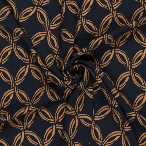 Viskose Nylon CREPE Kreise - FARBE
