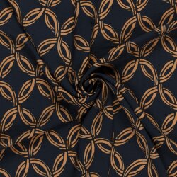 Viskose Nylon CREPE Kreise - FARBE