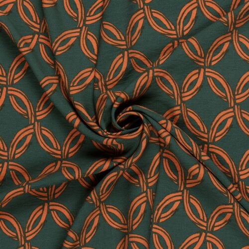 Viskose Nylon CREPE Kreise - FARBE