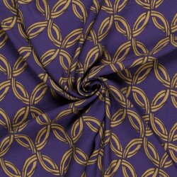 Viskose Nylon CREPE Kreise - FARBE
