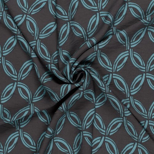 Viskose Nylon CREPE Kreise - FARBE