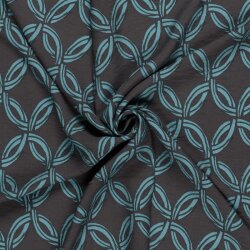 Viskose Nylon CREPE Kreise - FARBE