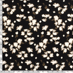 Viskose Nylon CREPE Abstract - FARBE