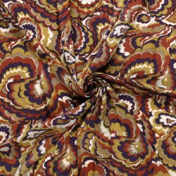 Satin VELVET Blumen - FARBE