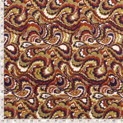 Satin VELVET Blumen - FARBE