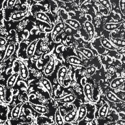 Satin VELVET Paisley - FARBE