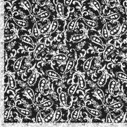 Satin VELVET Paisley - FARBE