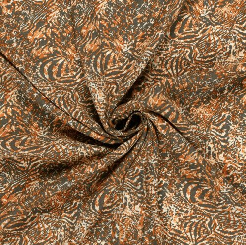 Viskose Krepp Paisley - FARBE