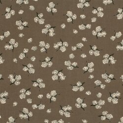 Viskose Krepp Blumen - FARBE