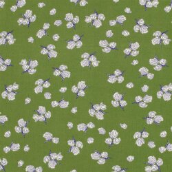 Viskose Krepp Blumen - FARBE