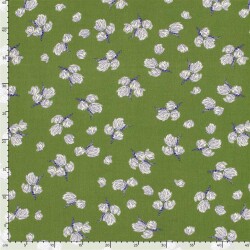 Viskose Krepp Blumen - FARBE