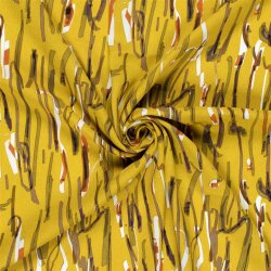 Viskose Krepp Abstract - FARBE