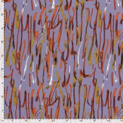 Viskose Krepp Abstract - FARBE