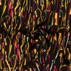 Viskose Krepp Abstract - FARBE