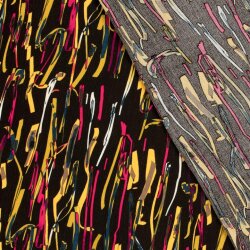 Viskose Krepp Abstract - FARBE