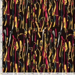 Viskose Krepp Abstract - FARBE