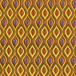 Viskose Krepp Lurex Abstract - FARBE