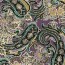 Viskose Krepp Lurex Paisley - FARBE
