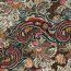Viskose Krepp Lurex Paisley - FARBE