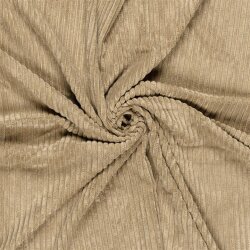 Breitcord Gebürstet Uni - kamelbeige