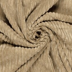 Breitcord Gebürstet Uni - kamelbeige