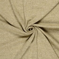 Strickjersey Gebürstet Uni - grüngelb meliert