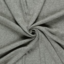 Strickjersey Gebürstet Uni - grün meliert