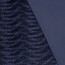 Samt Stretch Uni Wellen - marineblau