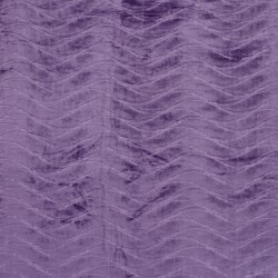 Samt Stretch Uni Wellen - violett