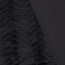 Samt Stretch Uni Wellen - schwarz