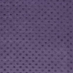 Samt Stretch Uni Punkte - violett