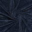 Samt Stretch Uni - marineblau