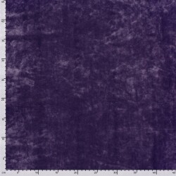Samt Stretch Uni - violett