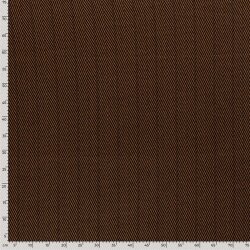 Polyester Viskose Fischgrätenmuster - rostbraun