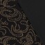 Polyester Viskose abstraktes Seilmuster - schwarz