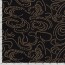 Polyester Viskose abstraktes Seilmuster - schwarz