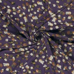 Polyester Viskose kleine Blumentupfen - lila